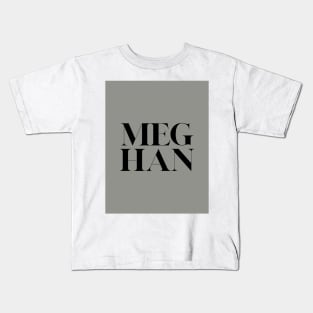 Meghan Markle Bold Print Kids T-Shirt